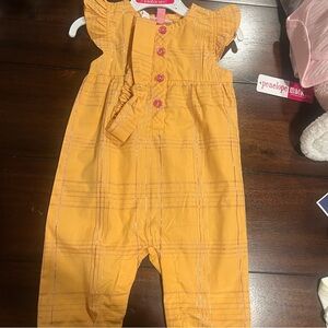Penelope Mack Mustard Yellow Kids Romper